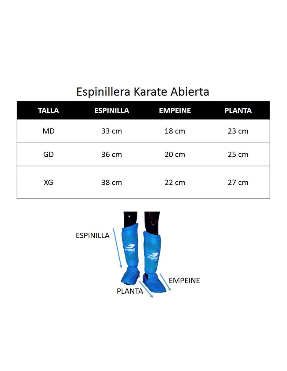 Espinillera para artes marciales 5