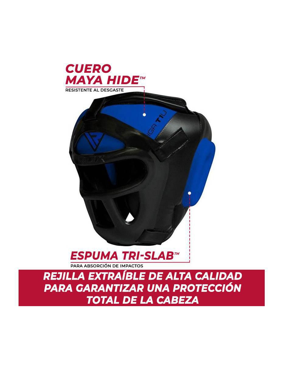 Careta deportiva con rejilla T1 para artes marciales HGR-T1U 4