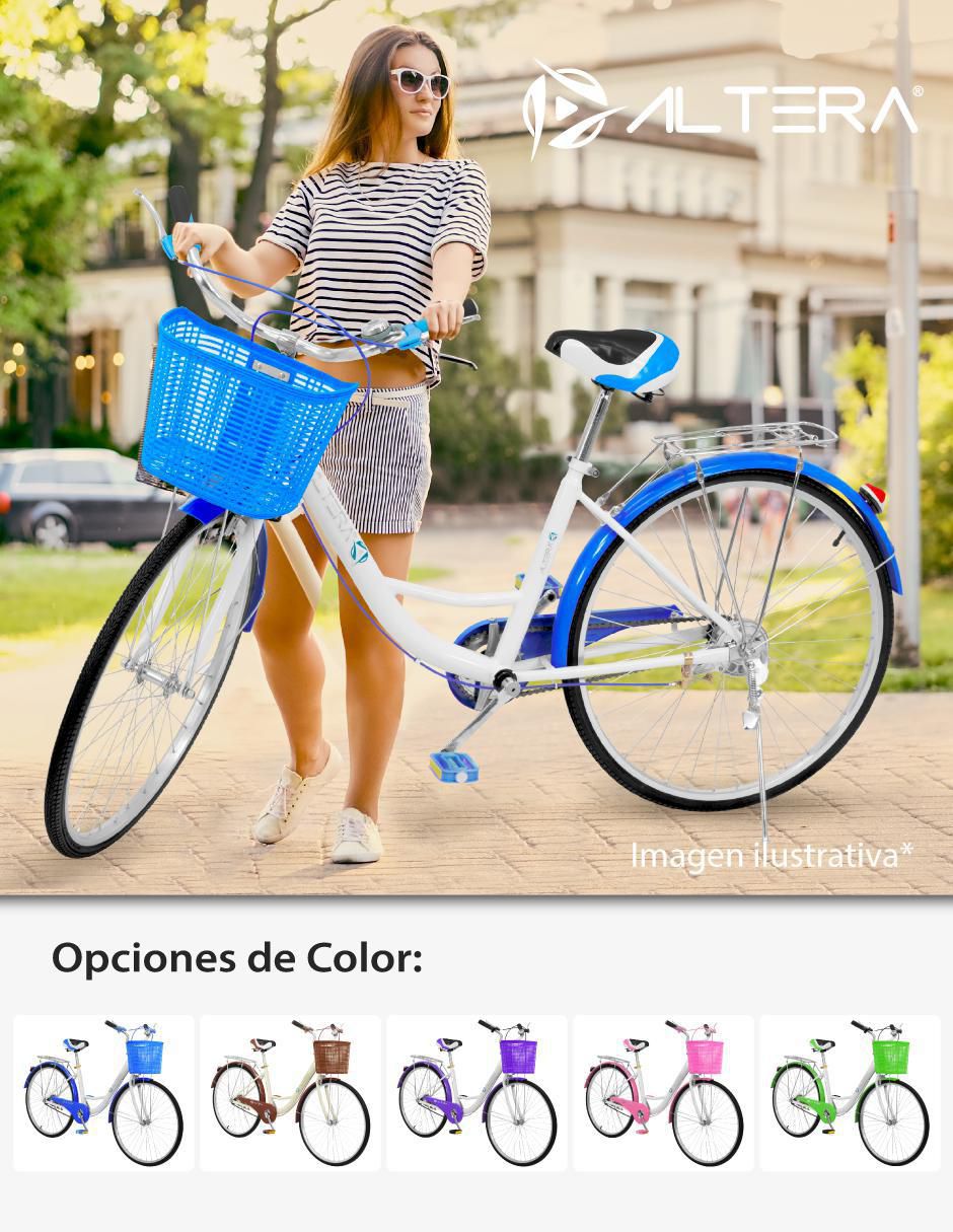 Bicicleta urbana rodada 26 unisex 11