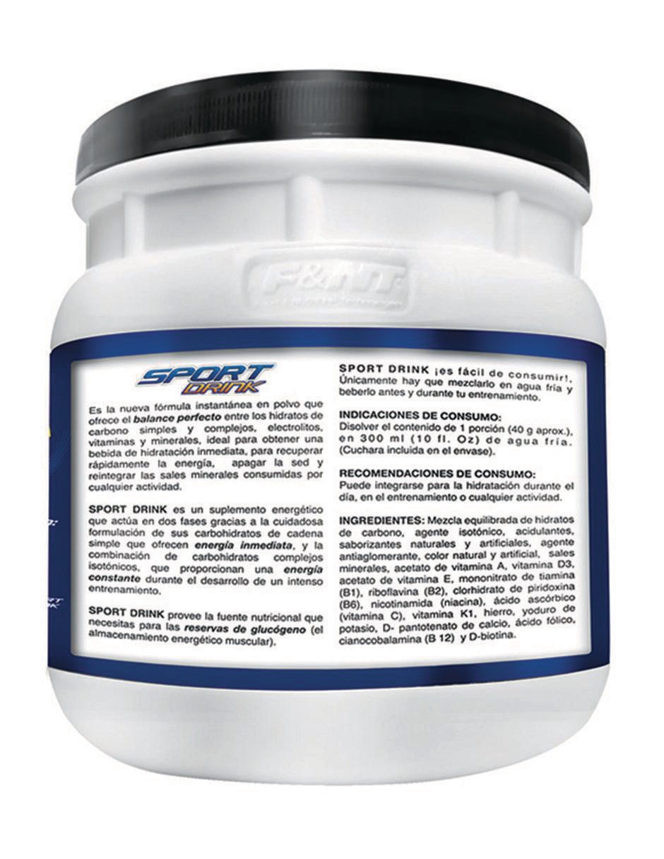 Suplemento alimenticio sabor naranja de 1.1 kg 2