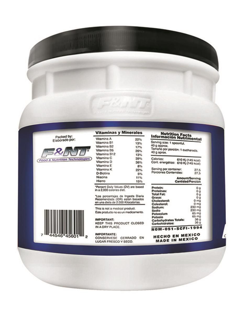Suplemento alimenticio sabor naranja de 1.1 kg 3
