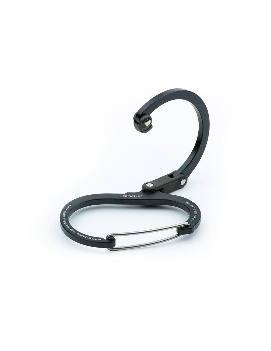 Mosquetones para campismo heroclip mini black 5