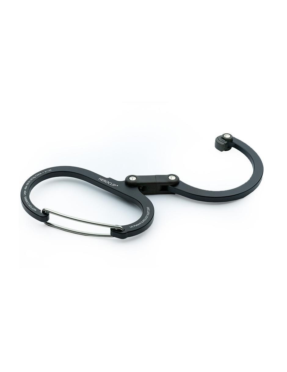 Mosquetones para campismo heroclip mini black 6