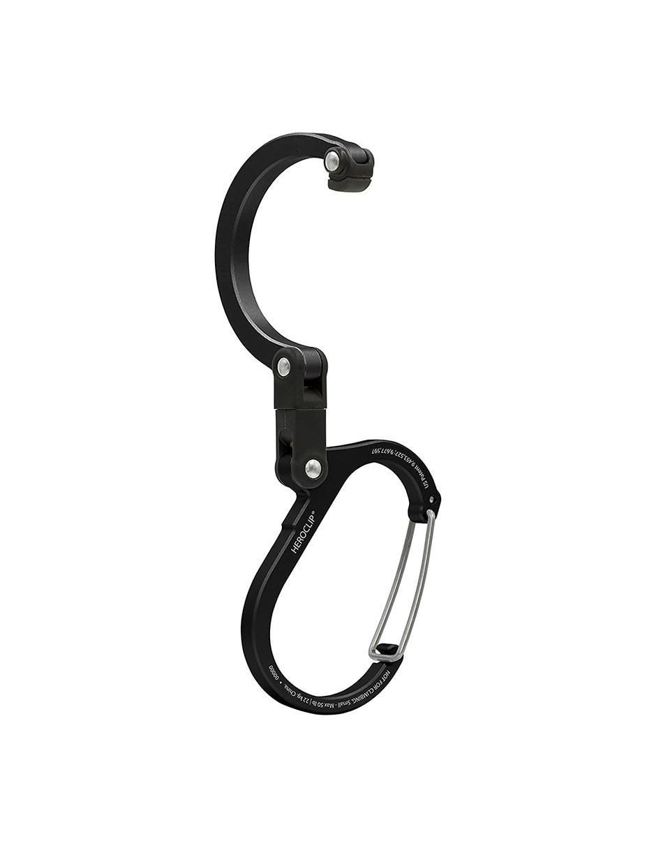 Mosquetones para campismo heroclip small black 3