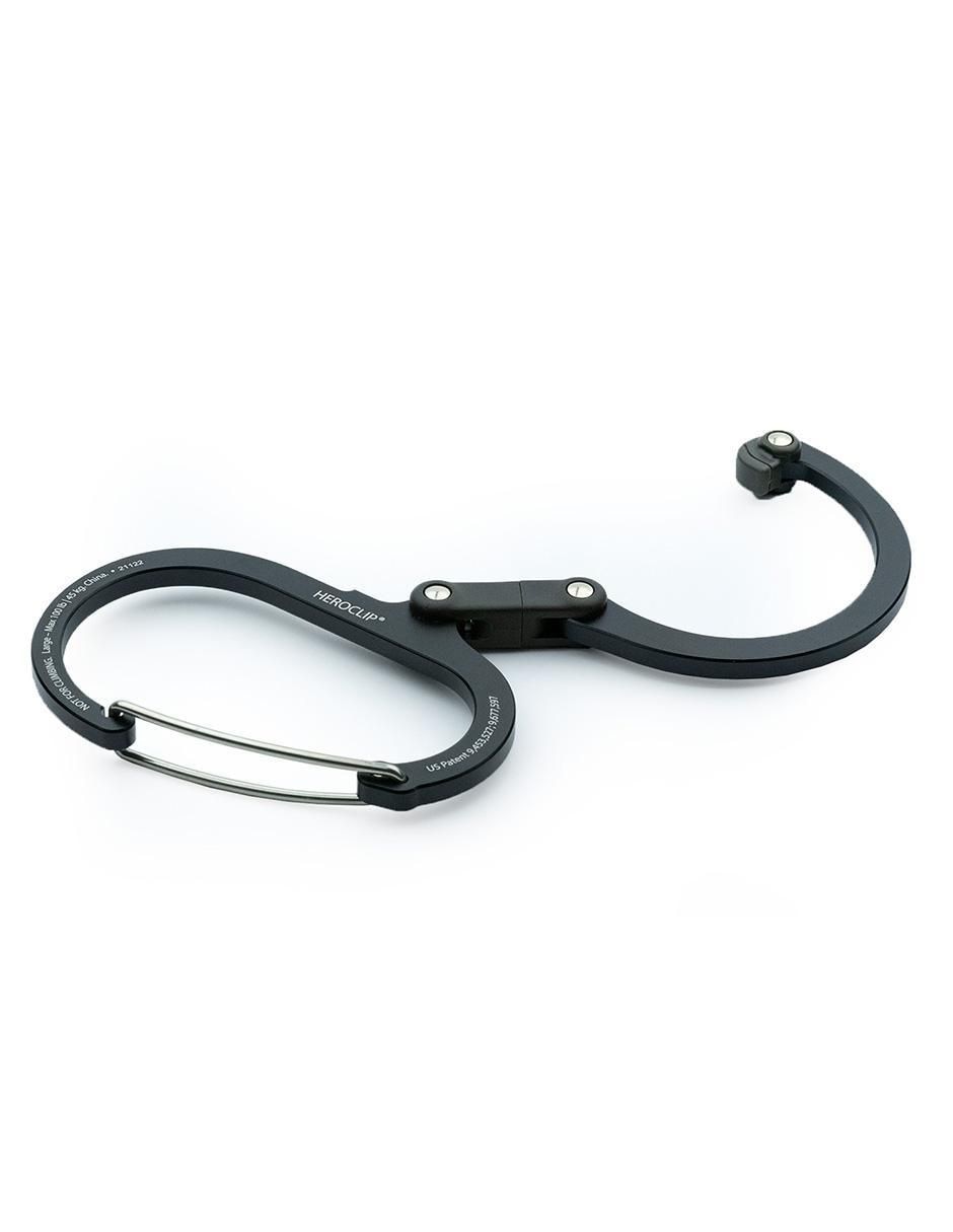 Mosquetones para campismo heroclip small black 5