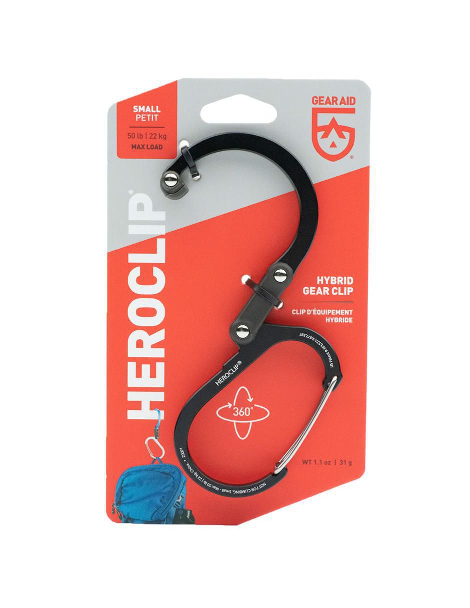 Mosquetones para campismo heroclip small black 6