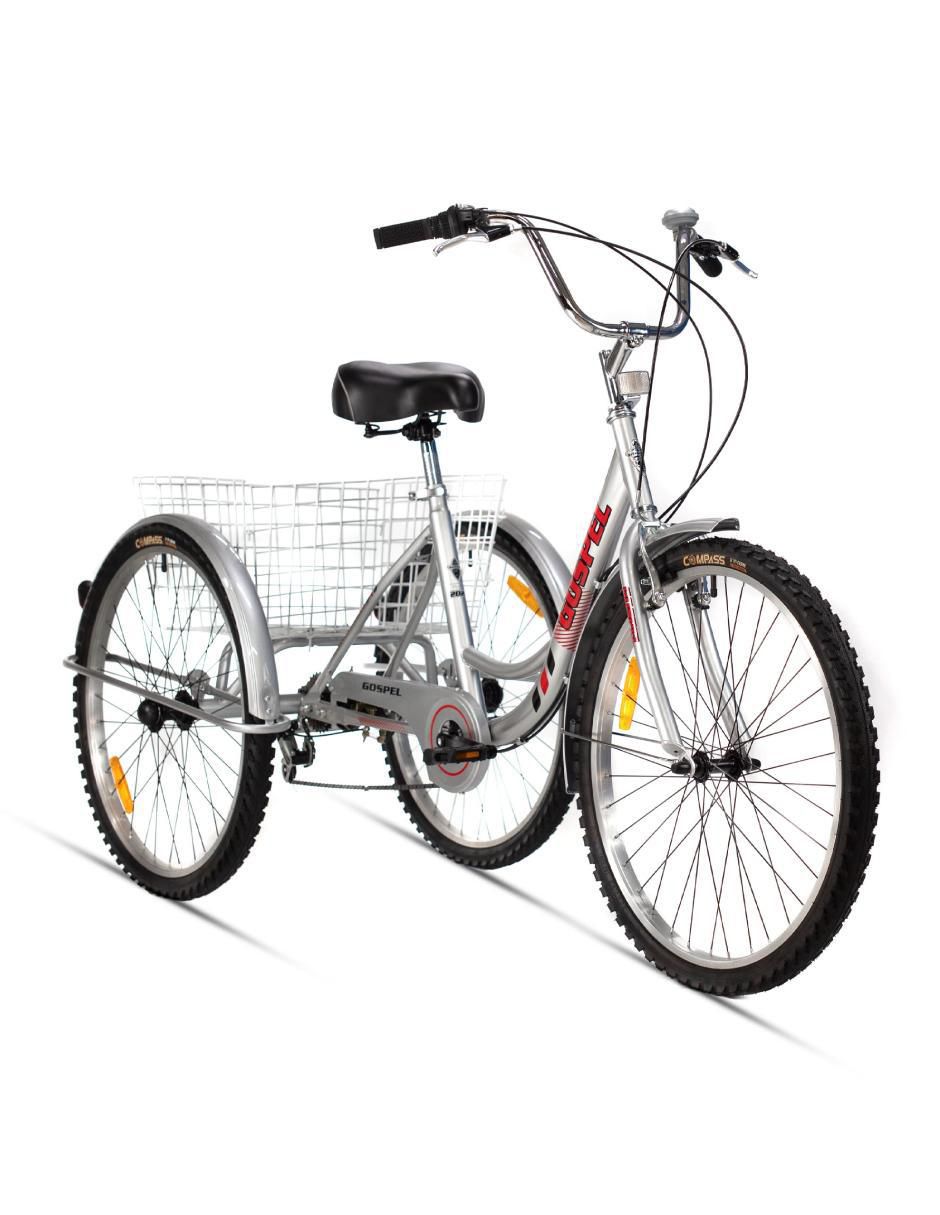 Tricicleta urbana Gospel rodada 26 unisex Liverpool
