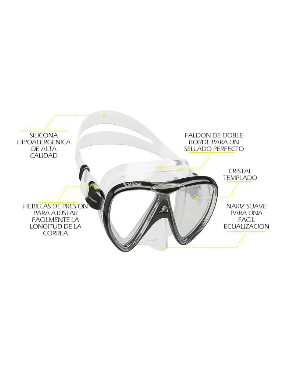Tubo y gafas de snorkel para buceo 2
