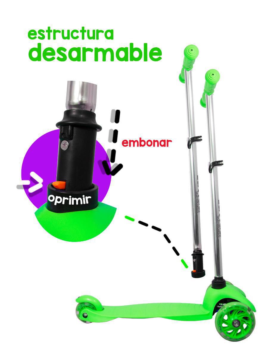 Scooter manual la viga skateboards sin licencia