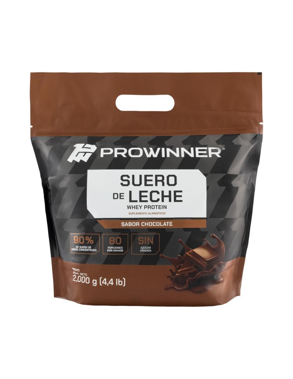 Suplemento Suero de leche Prowinner sabor chocolate de 2 kg Suplemento Suero de leche Prowinner sabor chocolate de 2 kg
