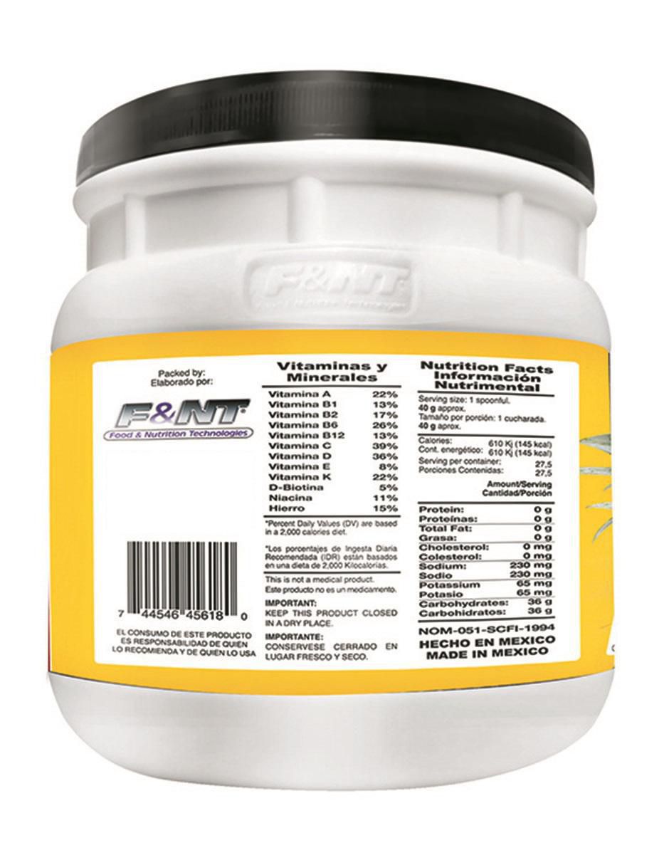 Suplemento alimenticio sabor piña de 1.1 kg 4