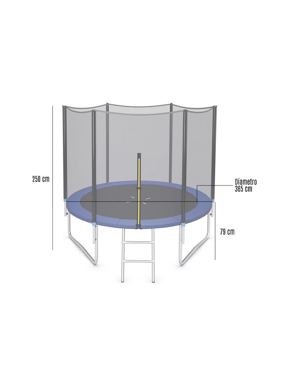 Trampolín + malla de seguridad 5
