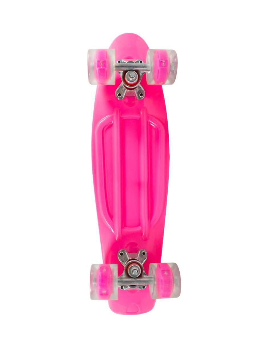 Patineta manual con luz 4