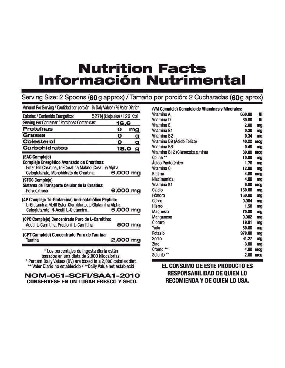 Suplemento alimenticio sabor manzana de 1 kg 4