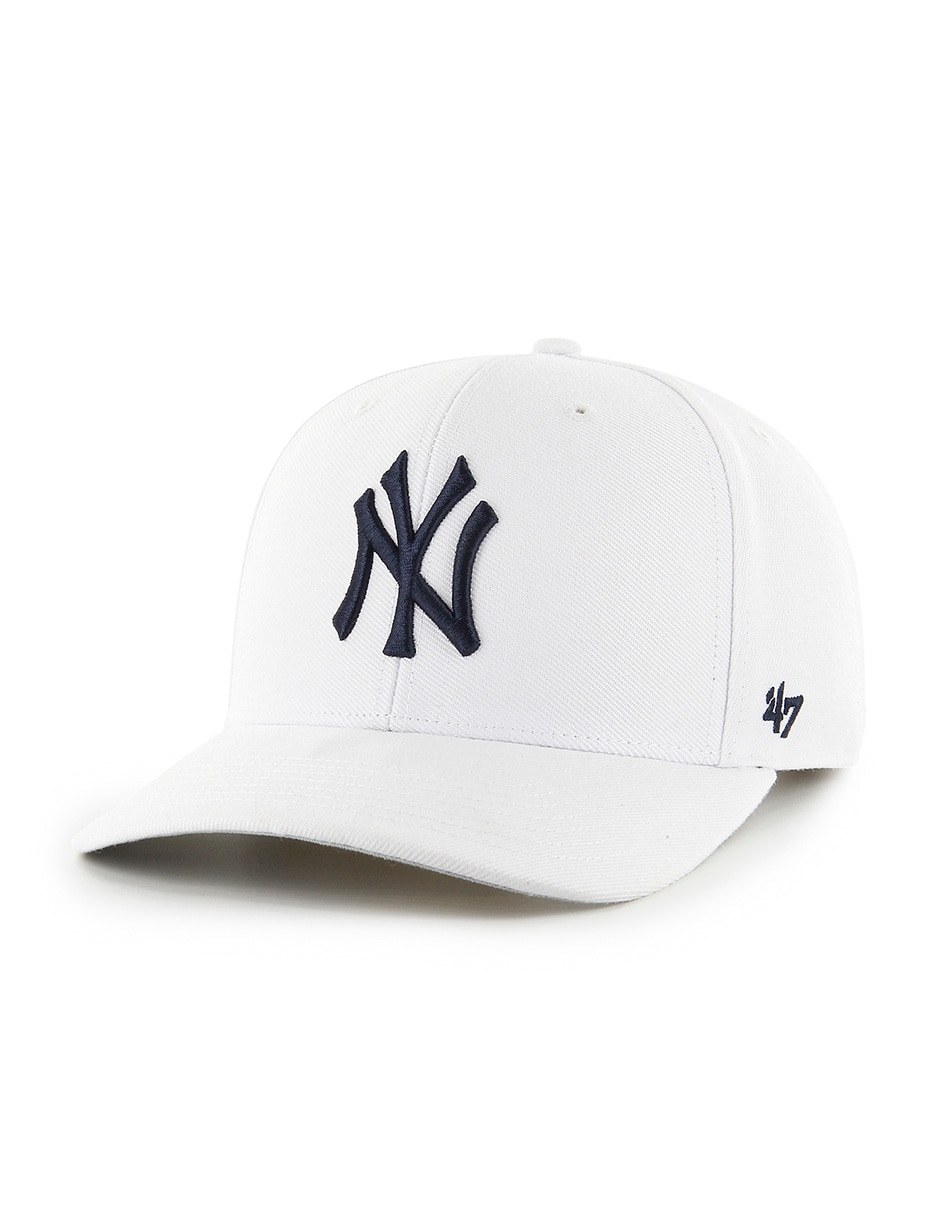 Gorra curva blanca snapback de New York Yankees MLB MVP de 47 Brand