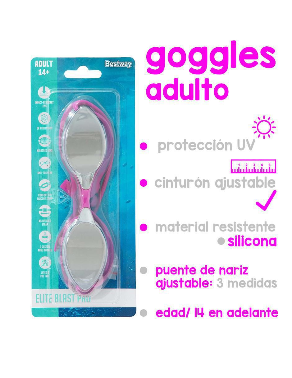 Goggles espejo y polarizadas para natación unisex 7