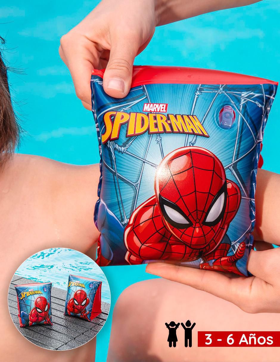 Set flotadores Spider-Man bebe 4