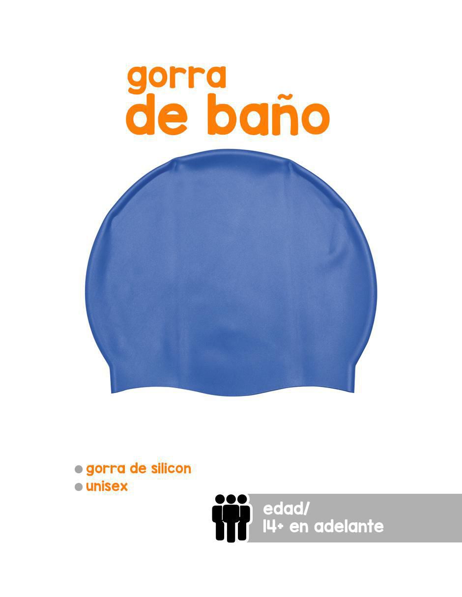 Gorra para natación de silicón 6
