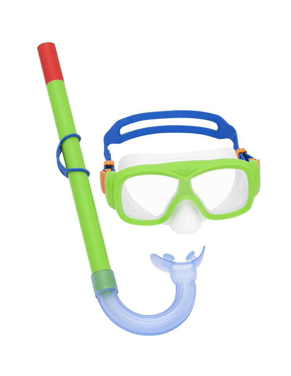 Tubo y gafas de snorkel para buceo Bestway