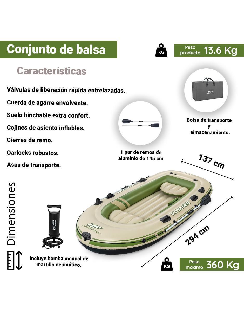 Bote inflable Voyager x3 raftset 65164 4