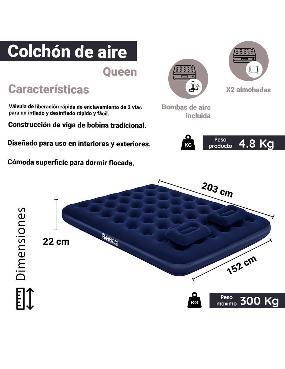 Colchón inflable 67374 colchoneta pillow top integrada 3