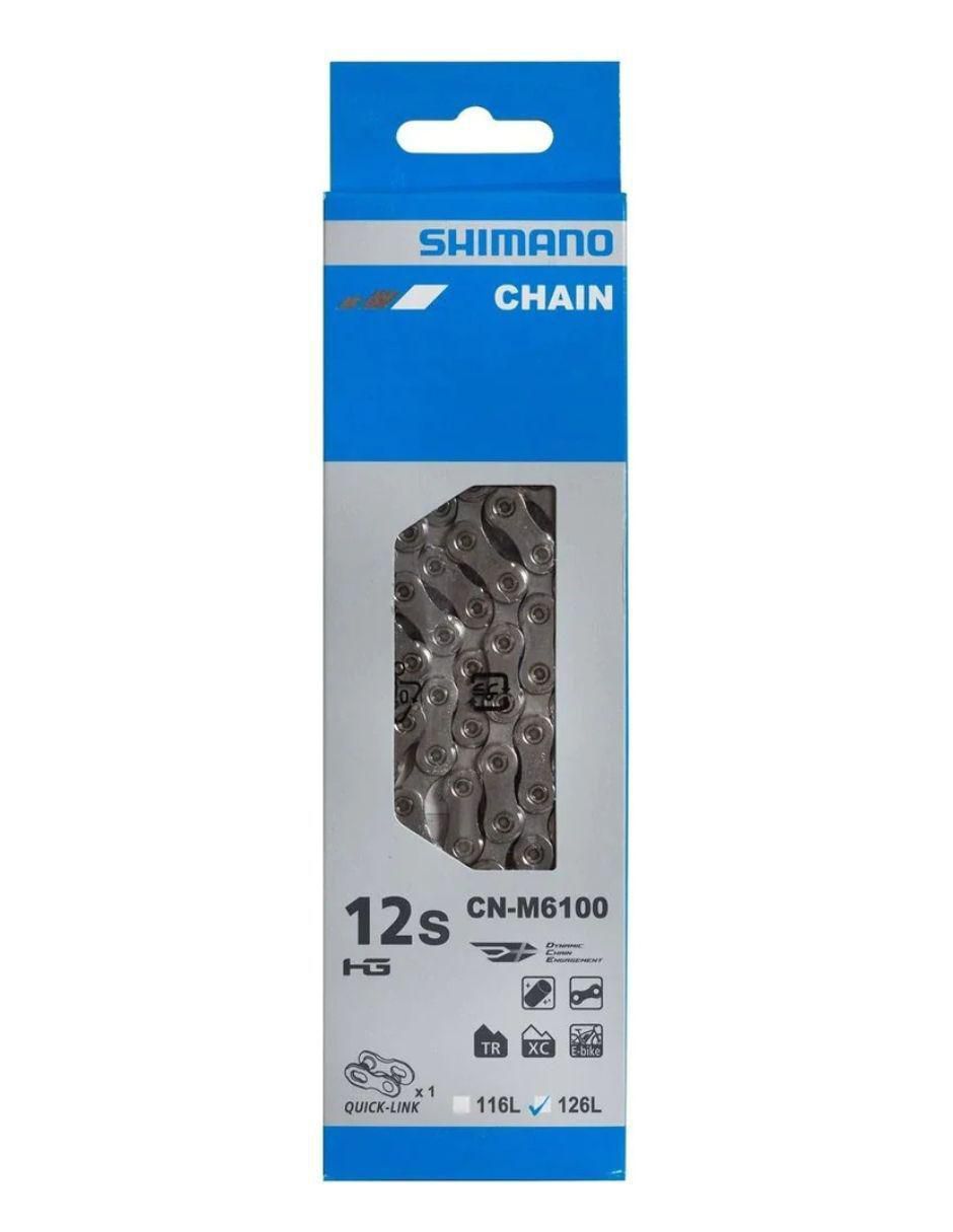 Cadena para bicicleta CN-M6100 12V 126E 3