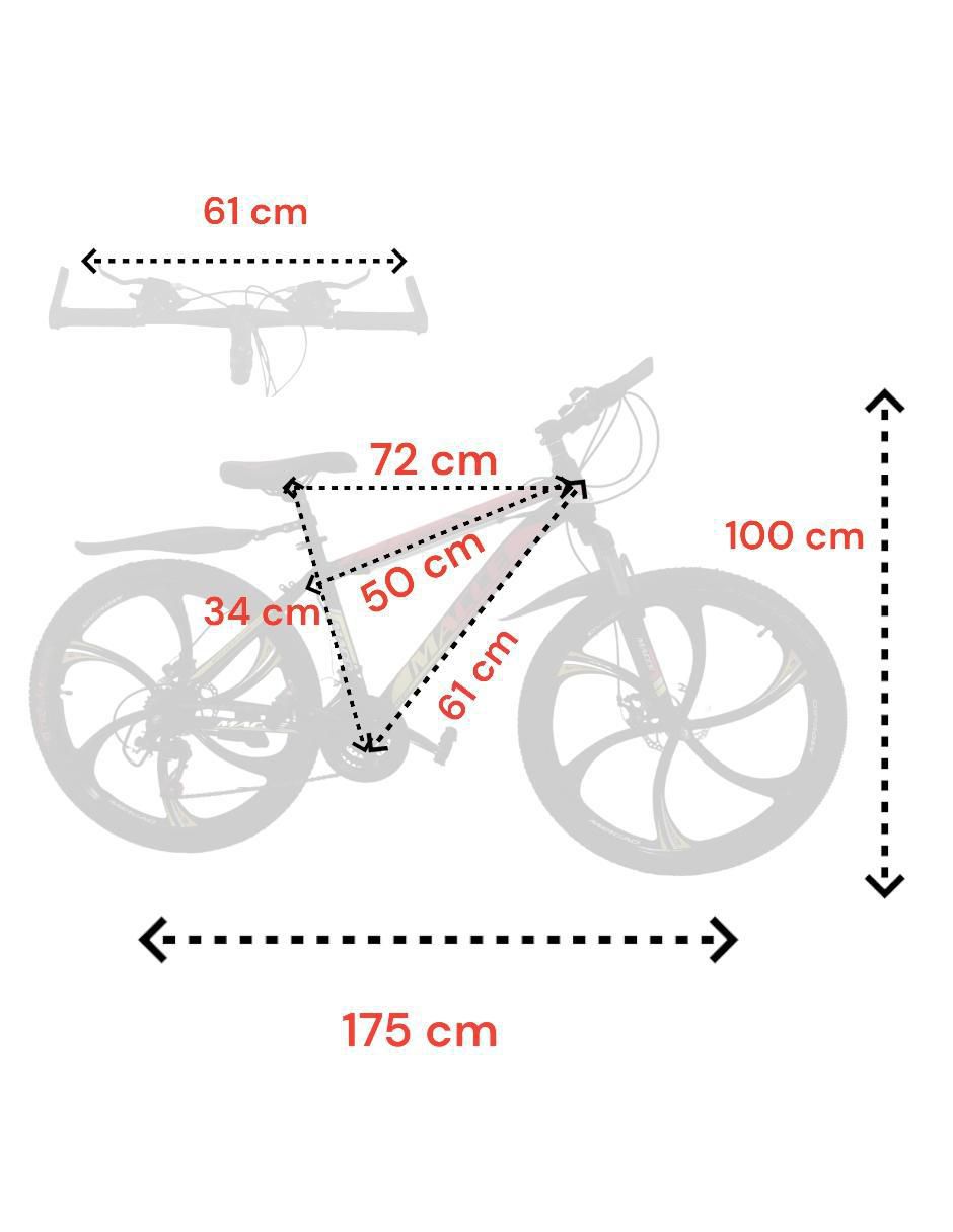 Bicicleta de montaña rodada 27.5 unisex 7