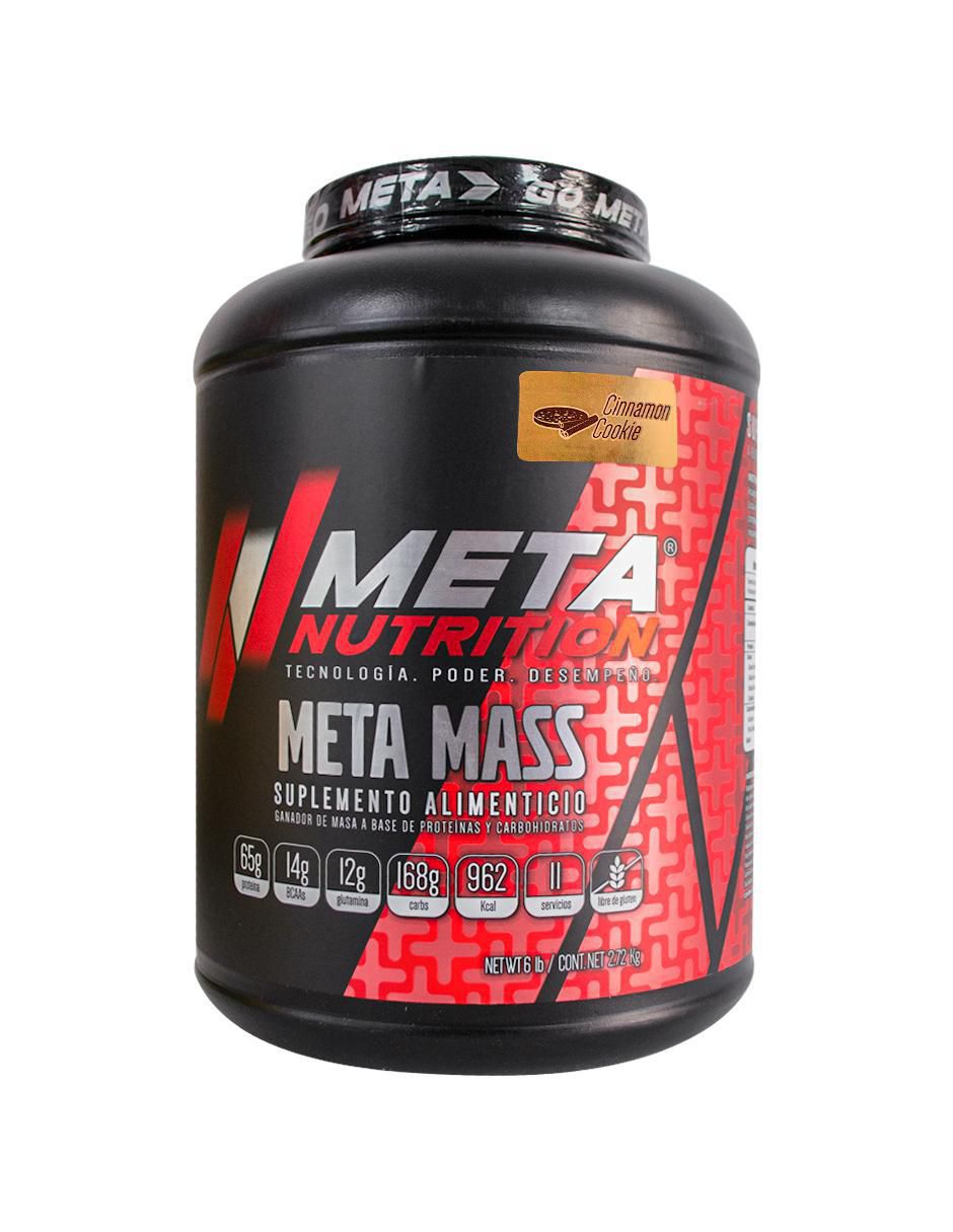 Meta Mass con vitamina d 23 y minerales sabor galleta de 6 lb Meta Mass con vitamina d 23 y minerales sabor galleta de 6 lb
