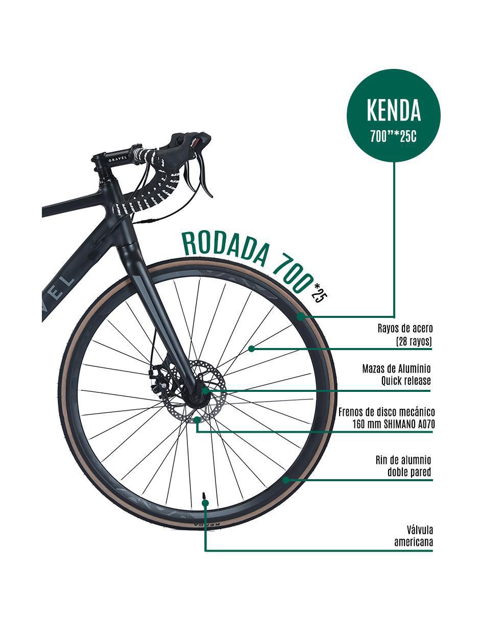 Bicicleta de ruta rodada 700 unisex 3