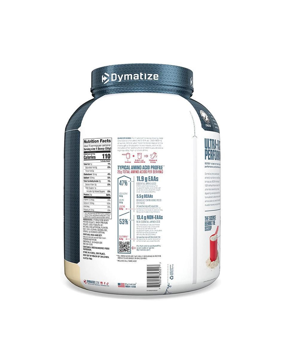 Proteína sabor vainilla de 2.3 kg 2