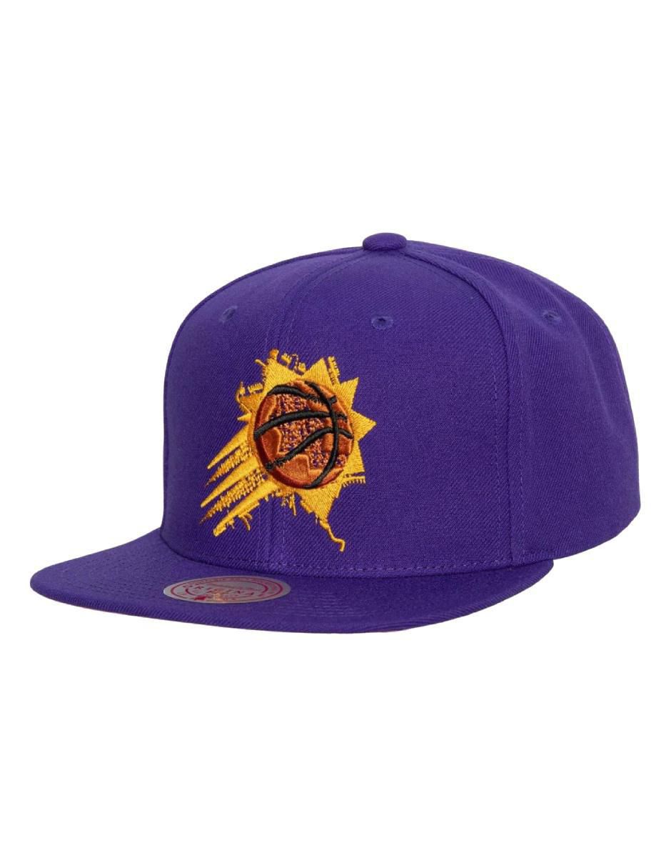 Gorra visera plana broche Phoenix Suns Embroidery Glitch NBA para hombre 1