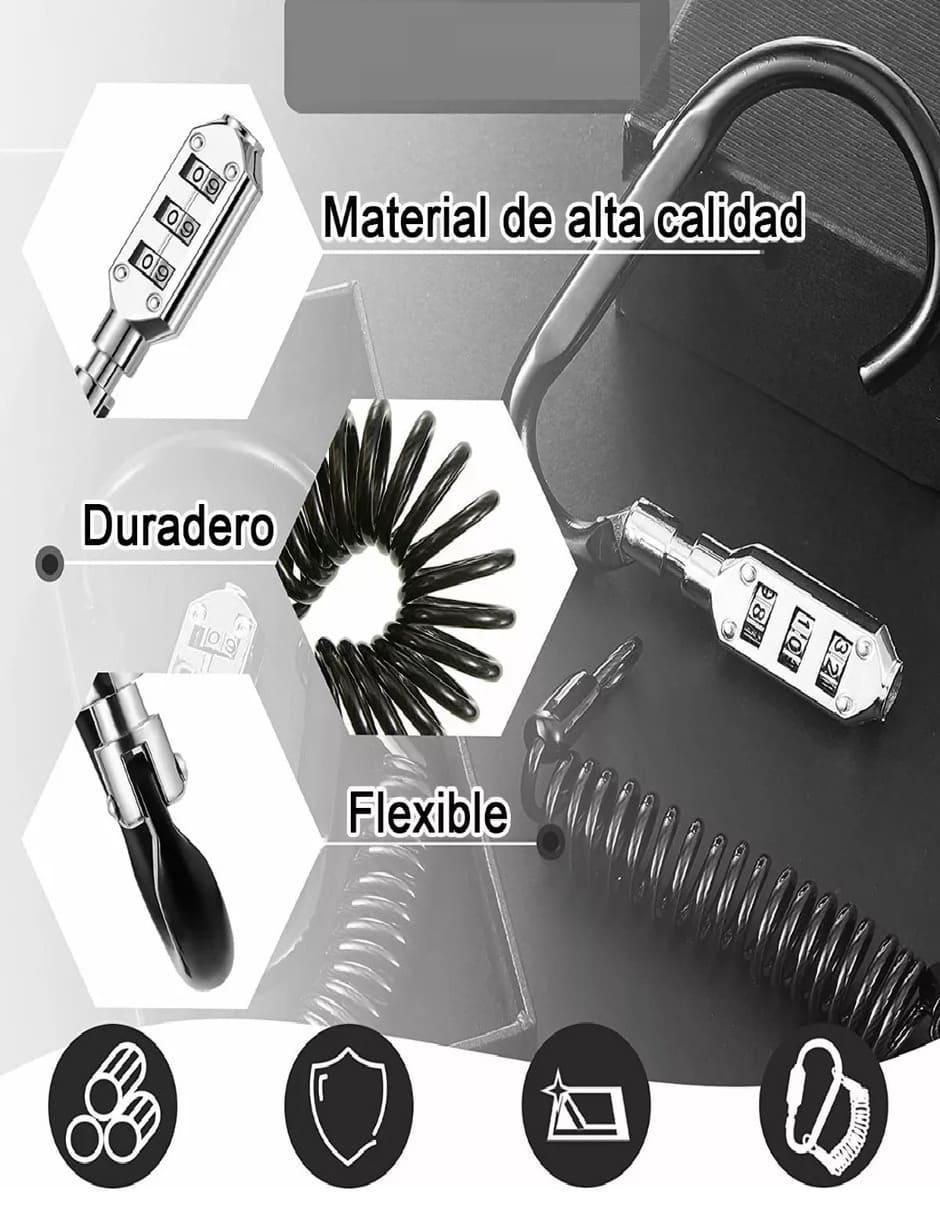 Candado de cable de combinación Bolovansan 3