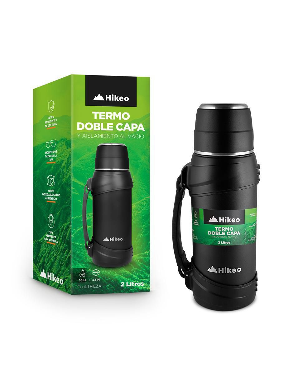 Termo de acero inoxidable con tapa rosca 1 L 10