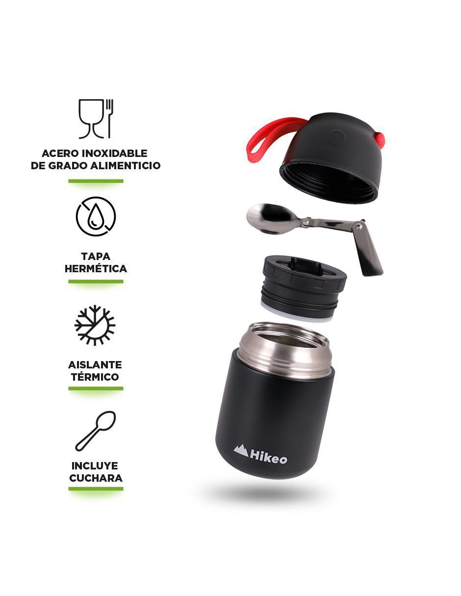 Termo de acero inoxidable con tapa rosca 628 ml 2