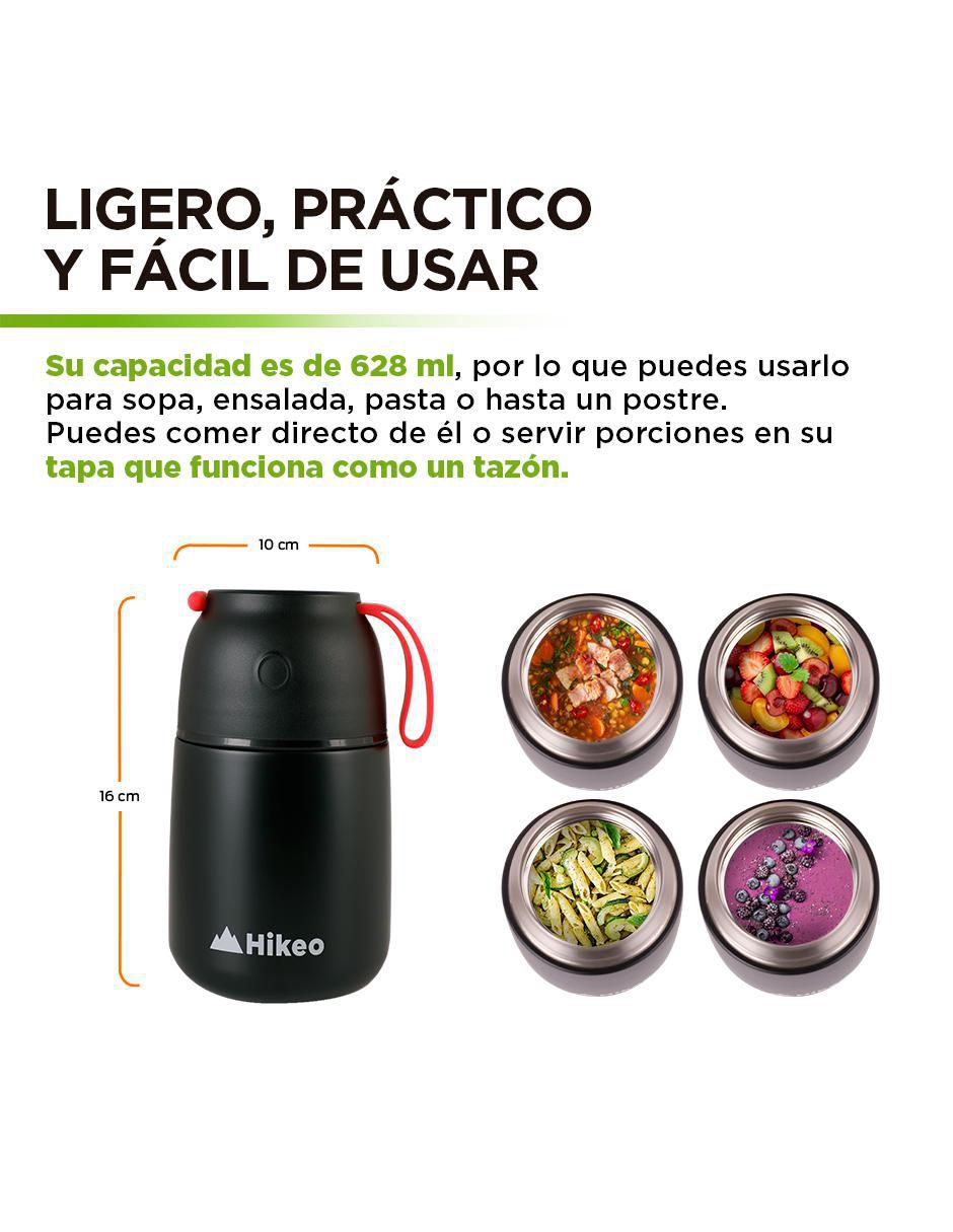 Termo de acero inoxidable con tapa rosca 628 ml 5