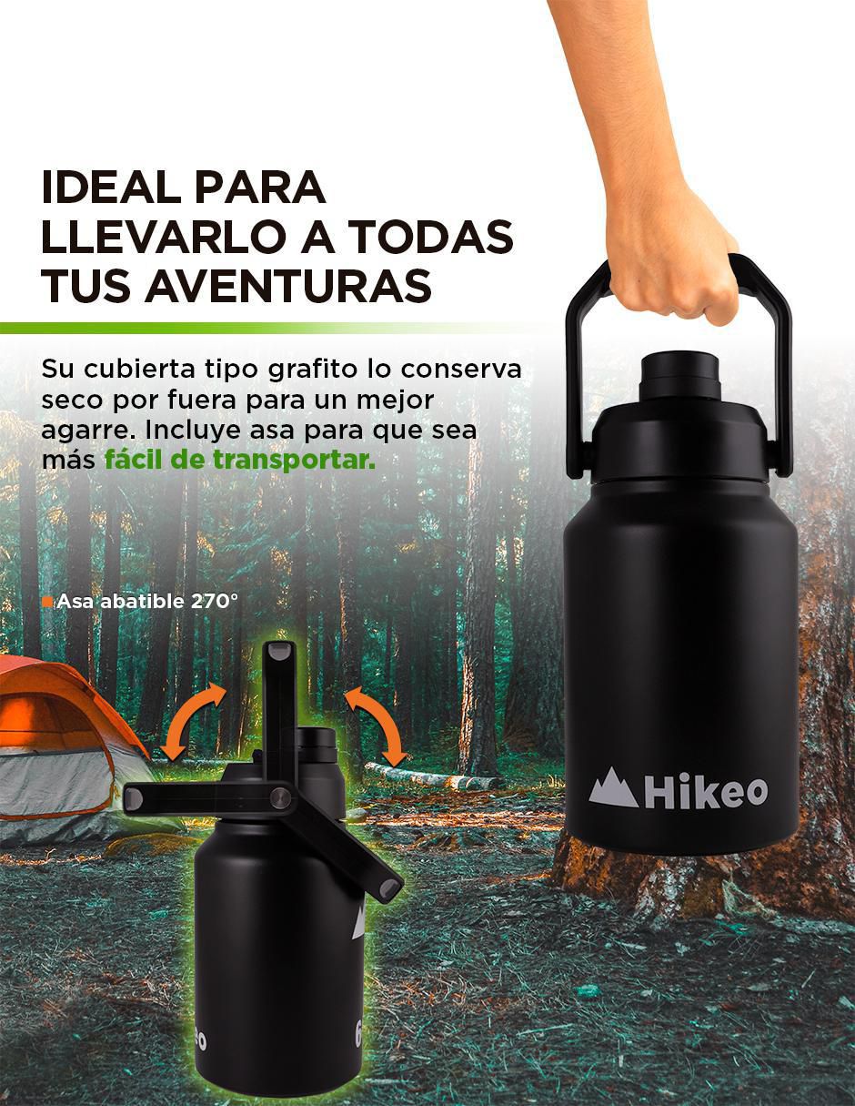 Termo de acero inoxidable con tapa rosca 2 L 4