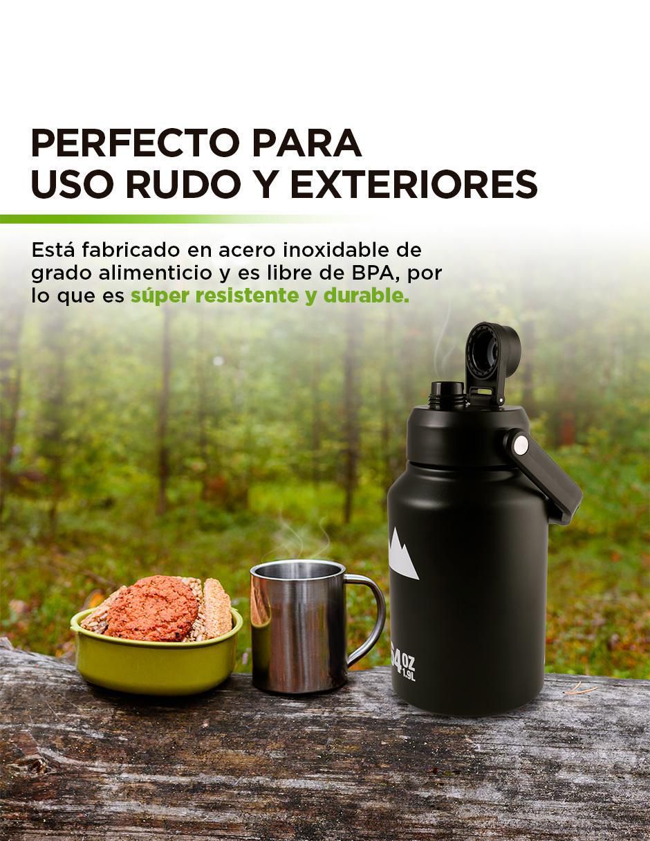 Termo de acero inoxidable con tapa rosca 2 L 7