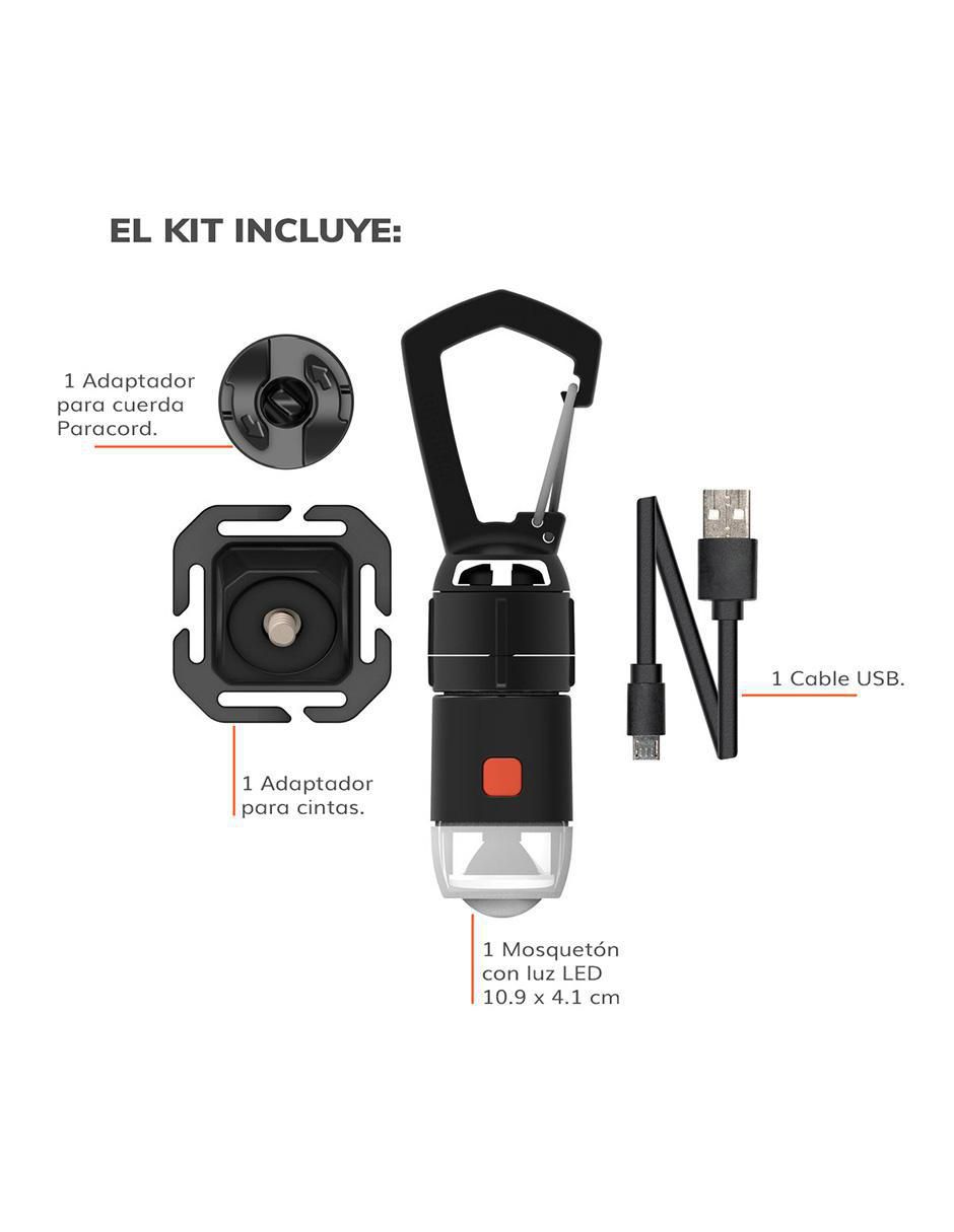 Set accesorios para campismo Carabiner Light Kit 3