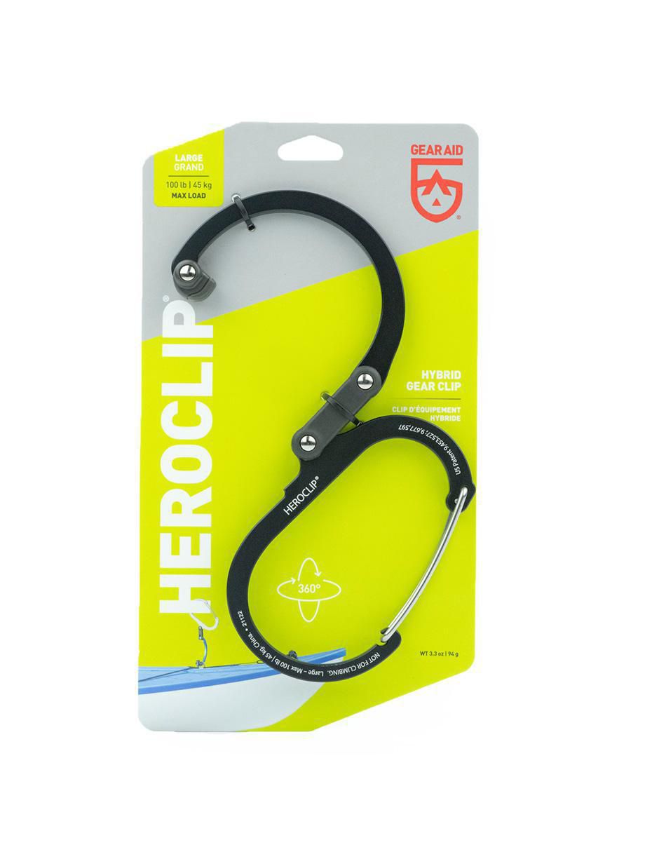 Mosqueton para campismo Heroclip Large Black 3