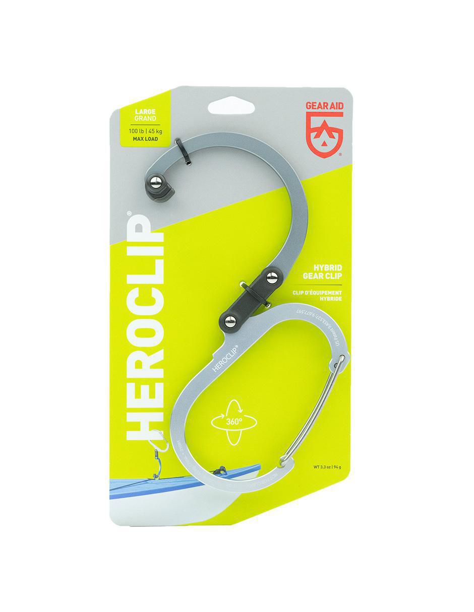 Mosqueton para campismo Heroclip Large Silver 4