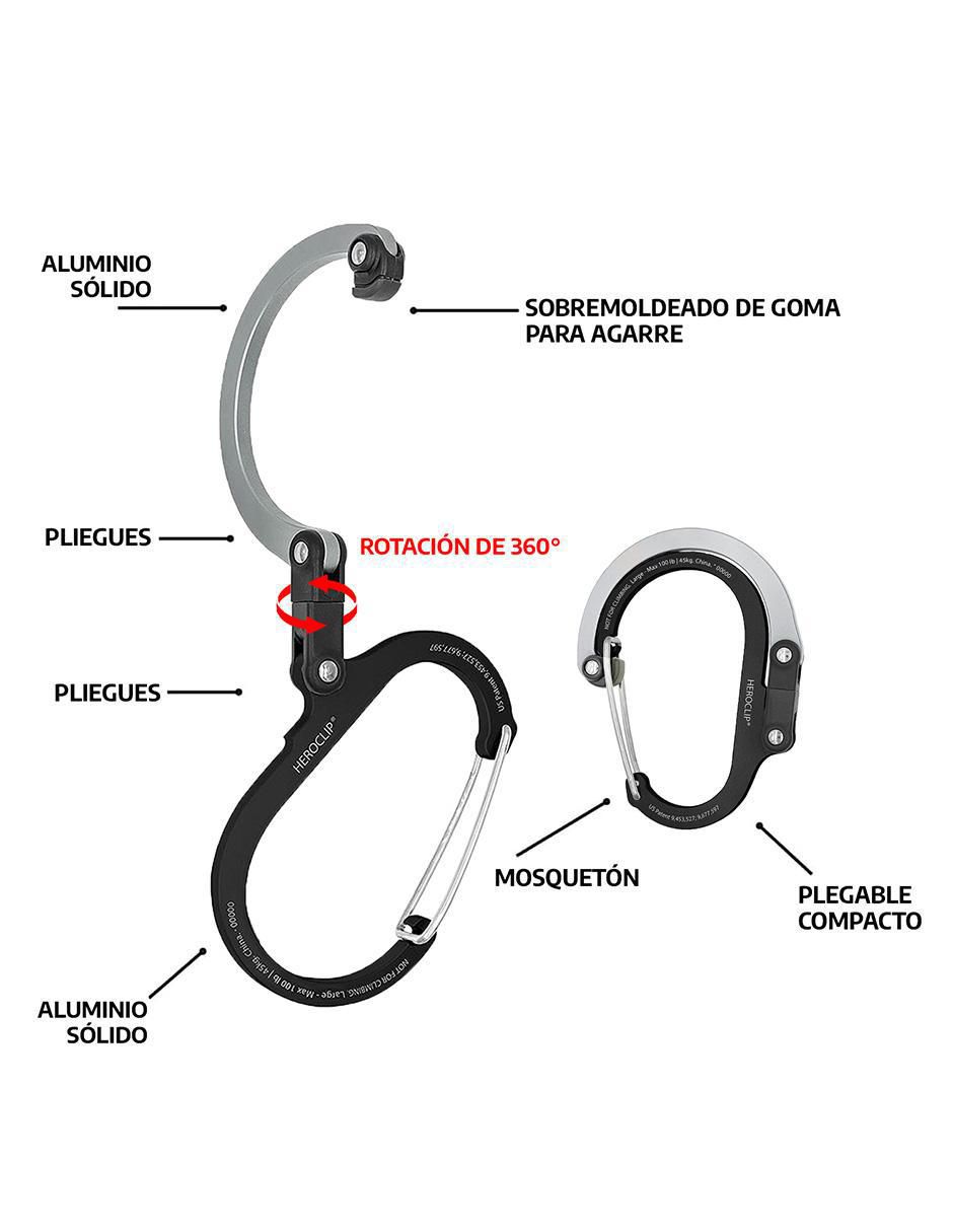 Mosquetones para campismo Heroclip Large B/S 4