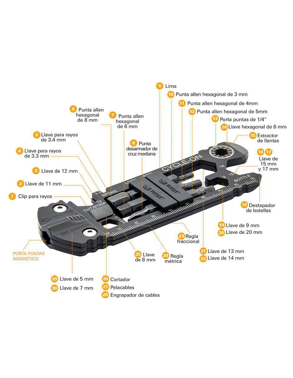 Kit de herramientas de acero inoxidable deportiva 2