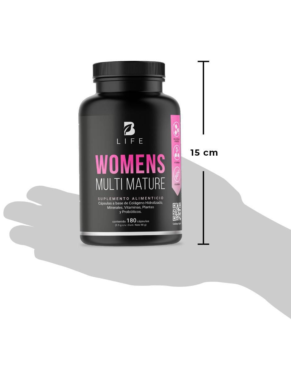 Womens Multi Matur3 con colágeno hidrolizado, biotina y ácido hialurónico 4