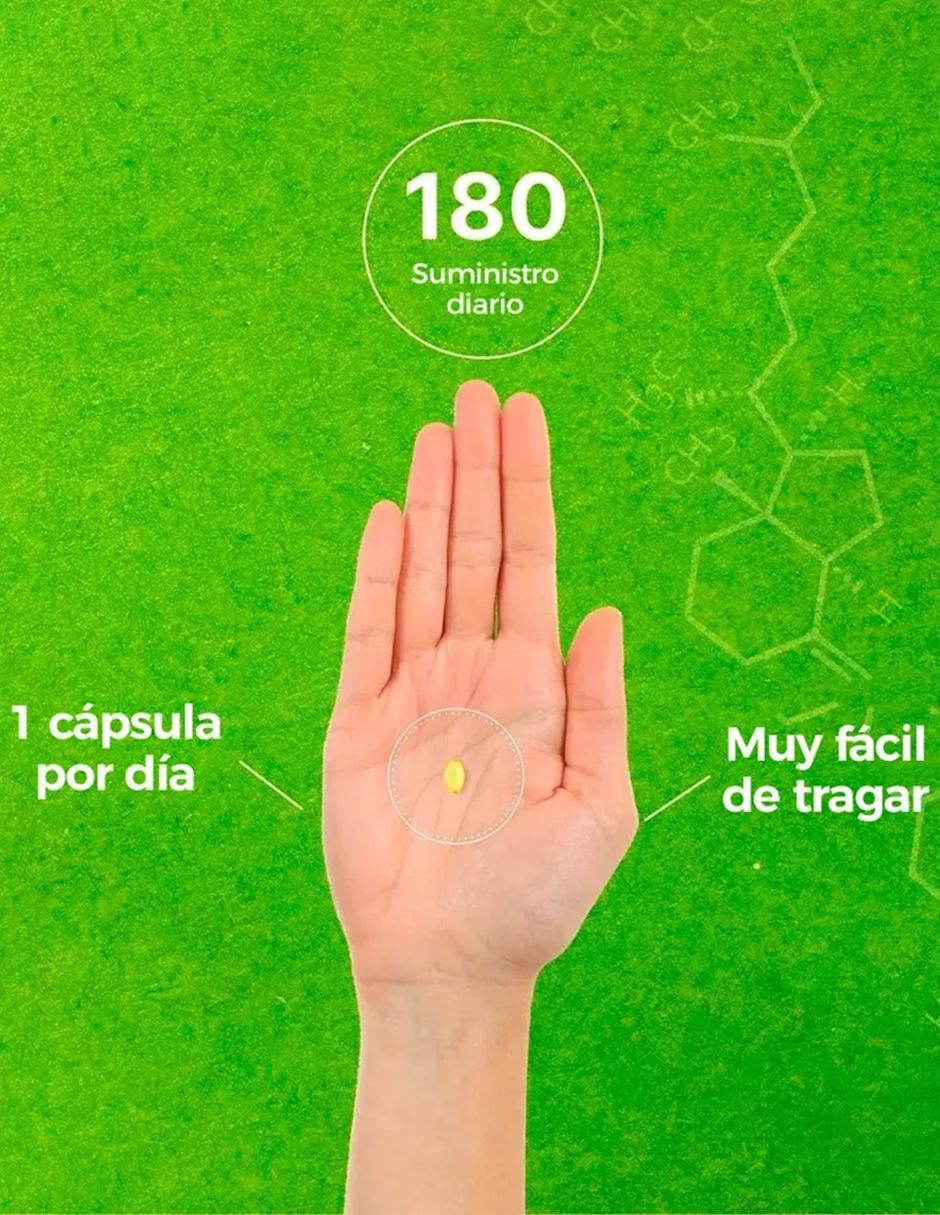 Suplemento Alimenticio Vitamina D3 + K2 de 180 cápsulas 4