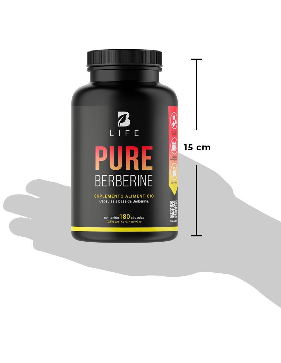 Pure Berberine con berberina de 180 cápsulas 4