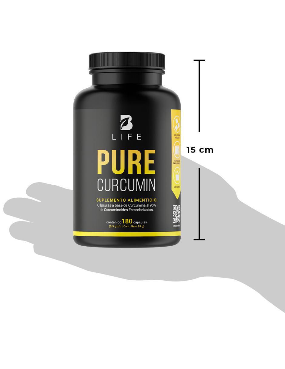 Pure Curcumin con curcumina al 95% de curcuminoides de 180 cápsulas 4