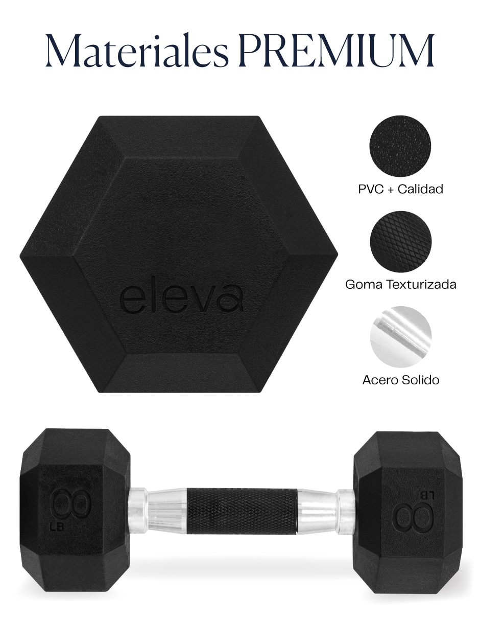 Set mancuernas de peso fijo 5