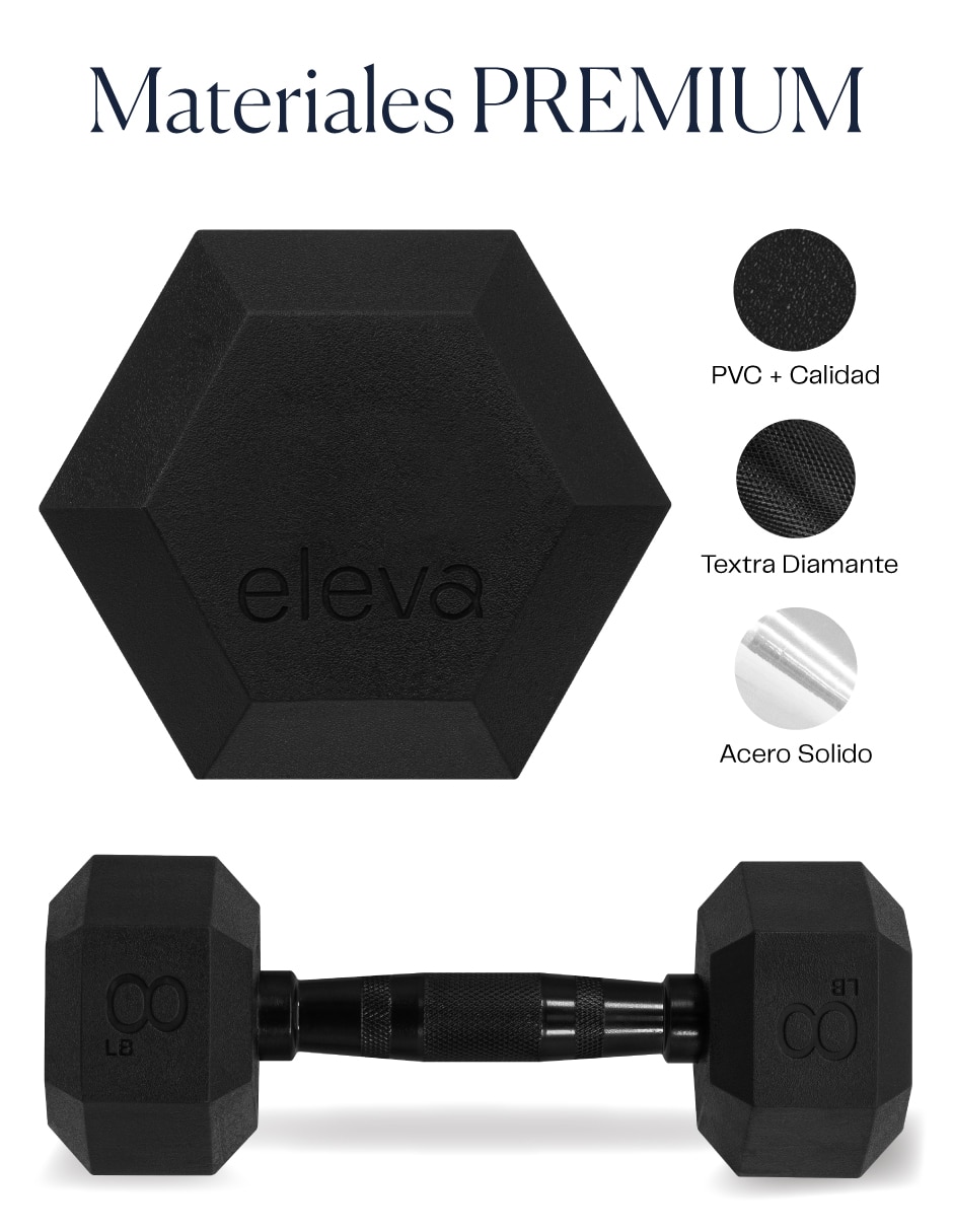 Set mancuernas de peso fijo 6