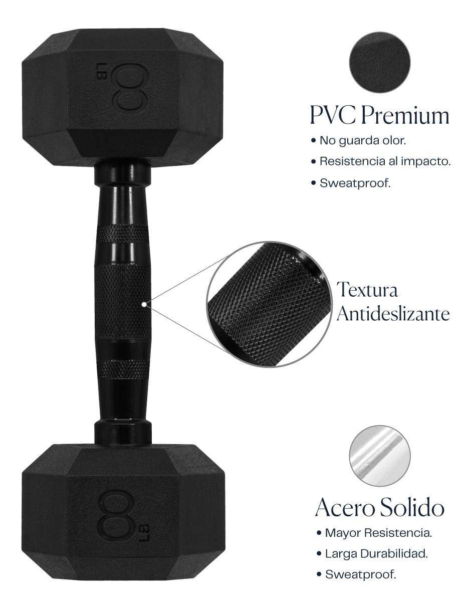 Set mancuernas de peso fijo 7