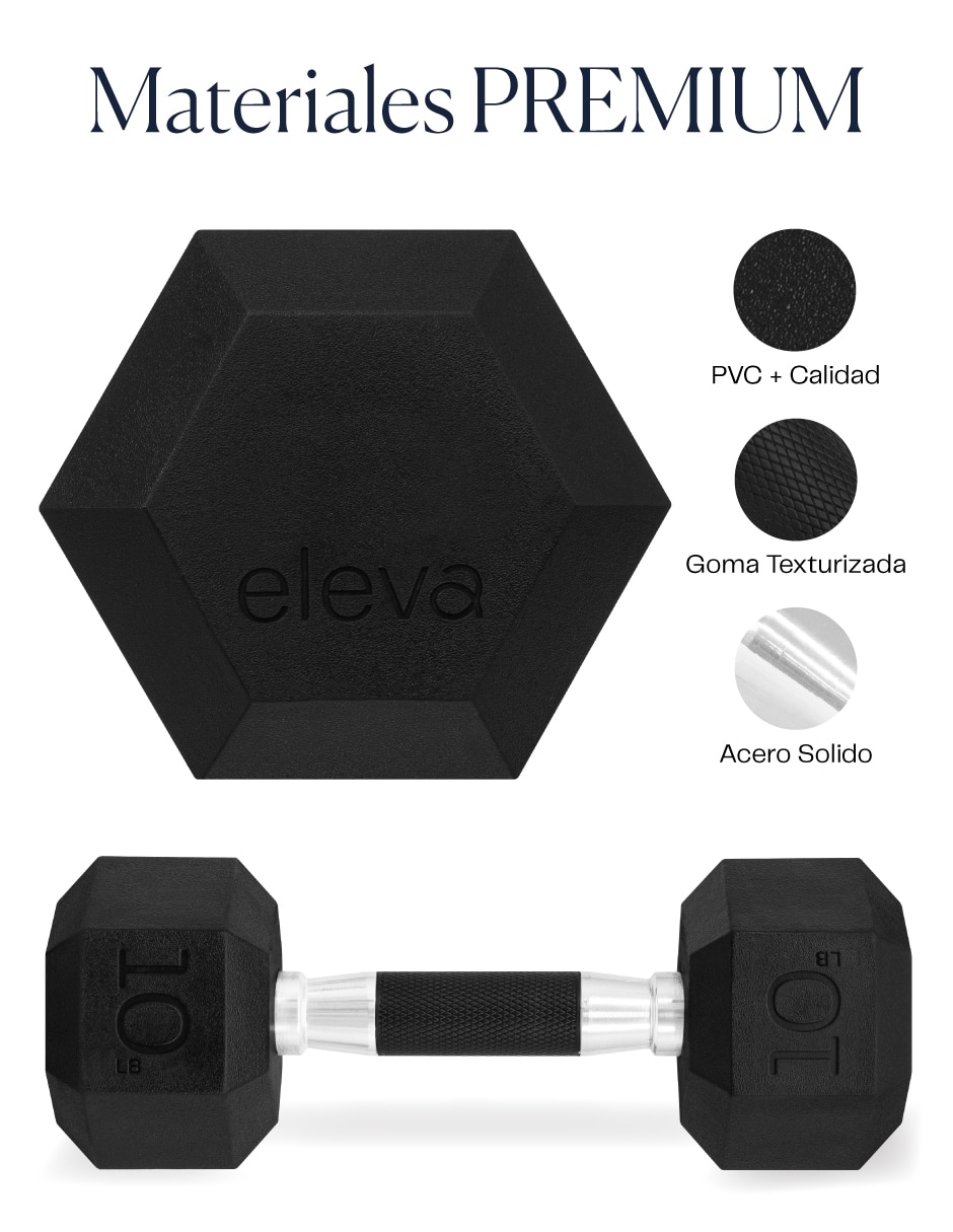 Set mancuernas de peso fijo 5